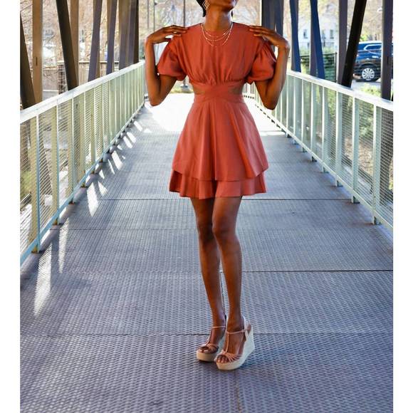 NEW STORIA kinzie dress in rose - Picture 8 of 8